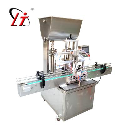 China Automatic Beverage Paste Filling Machine Two Head Straight Paste Filling Machine for sale