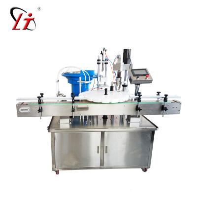 China Chemical automatic filling machine and automatic capping machine and automatic sealing machine for sale