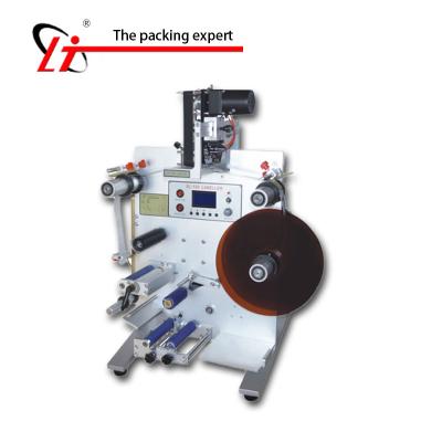 China China LIANTENG SL-130 High Accuracy PET Beverage CE Labeling Machine With Printing Machine For Cans Metal Glass Bottles for sale