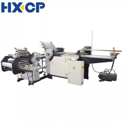 China Factory HXSD-66 PLC Control 6+6 Automatic Leaflet Folding Machine High Speed ​​Quiet Folder Flyer Loops All Paper Folder for sale