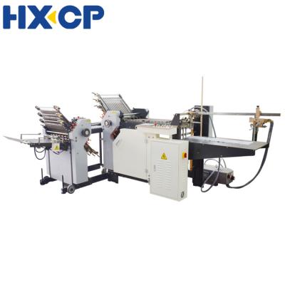 China Pharmaceutical Leaflet Paper Folding HXCP 6+6 Loops Pharmaceutical Leaflet Paper Folding Machine Small Paper Folding Machine for sale