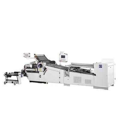 China CP80/4KLL-R Factory Round Stack Folding Machine Round Printing Continuous Sheet Driver Folder Buckle-Knife Combination Cross Files for sale