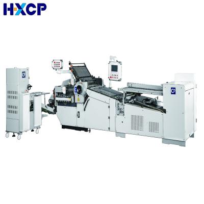 China High Speed ​​Stable Performance HXCP Folder Machine Paper Cross Viscated Continuous Shutter Accordion Folds Feeder Loop Knife Folding Equipment 40-210g/m2 for sale