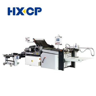 China Factory High Reliability HXCP CP78/4KLL Automatic Flat Stack Feeder Book Block Folder Easy To Operate Flat-stack Paper Folding Machine for sale