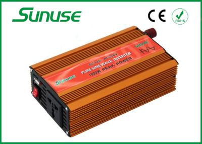 China Small 12v to 230v Pure Sine Wave Power Inverter 1000 watt With Aluminum Shell for sale