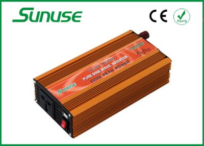 China 50HZ 1000w Pure Sine Wave Inverter 12v 220v For Digital Camera / DVD / Refrigerator for sale