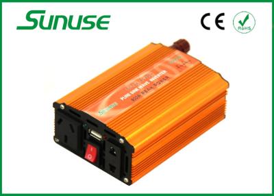 China High Efficiency Orange 400w Pure Sine Inverters 24vdc to 240vac With Usb Port for sale