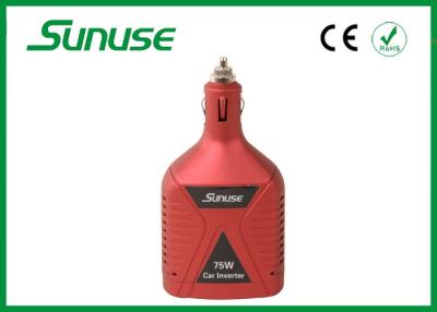 China inversor de corriente DC 12v del coche 75Watt al cargador del ordenador portátil del adaptador DC del inversor de la CA 110v en venta