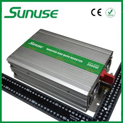 China El vehículo DC a la CA modificó el inversor de corriente de la onda sinusoidal, inversor de corriente del móvil de 24v 110V en venta