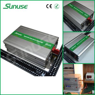 Chine Sécurité outre de C.C simple de l'expression MCU et de la haute fréquence de grille à l'inverseur 2000W 24v 220v à C.A. à vendre