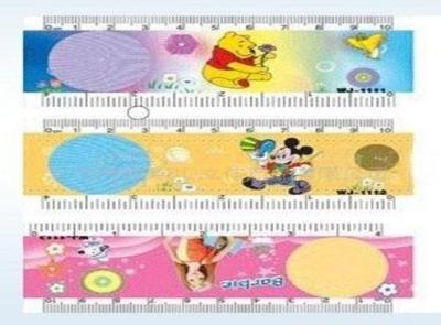 China PLASTIC LENTICULAR custom Cartoon lenticular 3d plastic folding ruler pp pet lenticular printing sheet rulers for sale