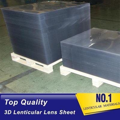 China PLASTIC LENTICULAR 100 LPI 0.58MM 3D plastic film lenticular printing sheet PP PET lenticular sheet importer in usa for sale