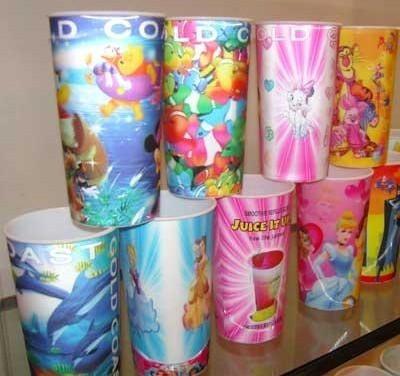 China PLASTIC LENTICULAR 450 ml 3d lenticular cups plastic pp 3d dynamic drinkware cups factory for sale