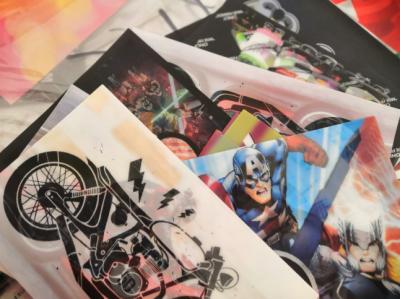 China flexible tpu material 3d lenticular pattern sheet lenticular clothing fabric printing sheet for children clothes for sale