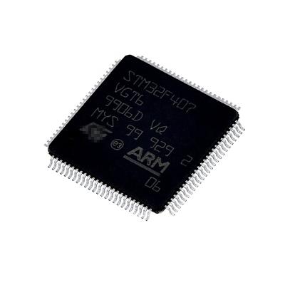 China New Original STM32F407VET6 LQFP-100 STM32F407VGT6 Microcontroller CHIP IC Patch 192K X 8 Microcontroller for sale