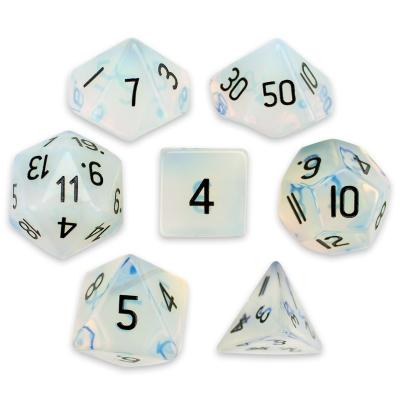 China Transparent Multifaceted Gemmed Dice Layer Dice Pearl Dice Decorations Board Game Accessories Game Like Gem for sale