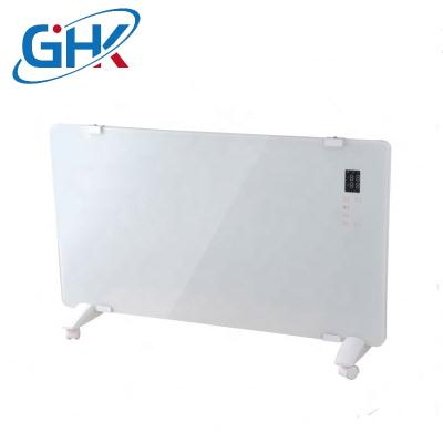 China Household White Glass LED Display Panel Heater Convector Electric Wall Mounted Heater for sale