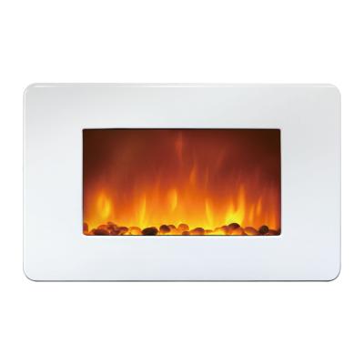 China Wall Mounted Adjustable Fireplace LED Flame Brightness Modern Electric Fireplace Heater for sale