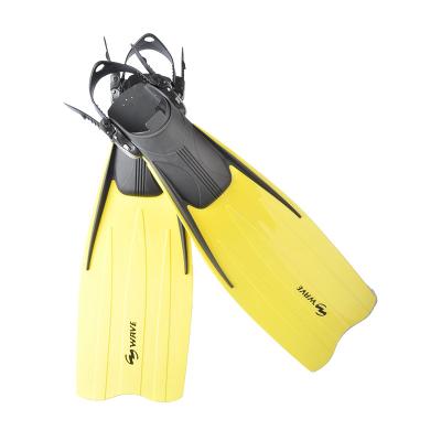 China New Design Wave Open Heels Long Blade Scuba Diving Swimming Snorkeling Spearfishing Fins for sale