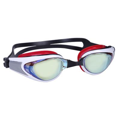 China Custom Mirrored Swimming Goggles China Factory Safety Mirror Coated All Over Goggles, Swimming Goggles For Adult for sale