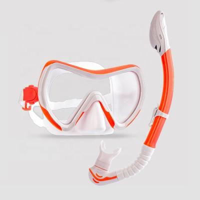 China Custom Scuba Breather Scuba Diving Full Face Snorkel Free Swimming Mask Set MS-1370S71 for sale