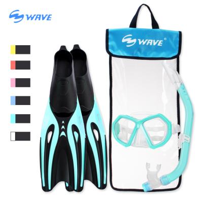 China Wholesale Tempered Glass Lenses CE Mask And Snorkel Set Professional Scuba Diving Snorkel Set for sale