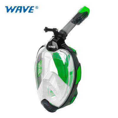 China Factory Direct Selling 360 Degree Snorkle Full Face Snorkel Panoramic Air Intake Mask Rotatable Fog Blast Easily for sale