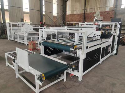 China 3.2kw Semi Auto Folder Gluer Machine Glue Stick Filling Machine for sale