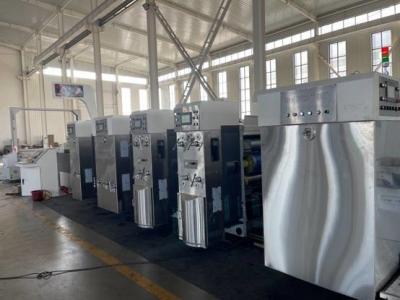 China Touch Screen Control Corrugated Box Printing Machine  Automatic Alignment for sale