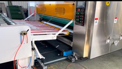 China Sturdy And Durable Paper Box Printing Machine Adjust Speed for sale