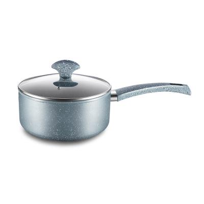 China Sustainable STONE M SERIES SAUCE CASSEROLE MILK POT forged aluminum cookware for sale