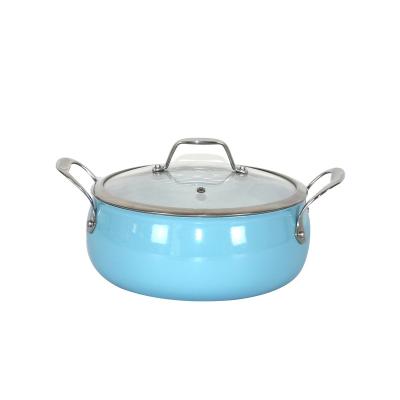 China BIG GIRL COTTON Non-Stick Pressed Aluminum Cookware Sustainable for sale