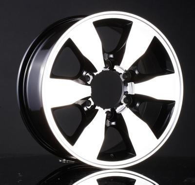 China ALLOY BY-514 17inch PCD 6X139.7 AND 67.1 6 HOLE DIE CASTING ALUMINUM ALLOY WHEEL FOR CAR for sale