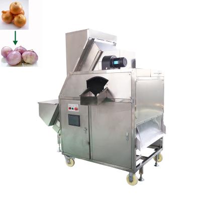 China Snack Factory 2000-2500 kg/h Full Industry Use Onion Peeling Machine Automatic Onion Peeler Machine for sale