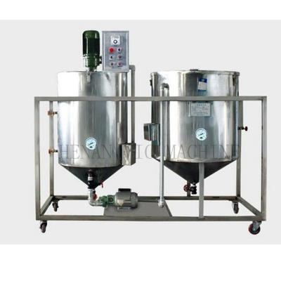 China For Refining Crude Oil In Vegetable Oil Stainless Steel Food Grade Cooking Oil Refinery Plant for sale