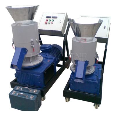 China With KAF three-level gear box popular in Malaysia multifunctional 2in1 wood feed pellet machine for sale