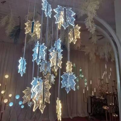 China Durable Wedding Party Supplies Decoration Led Maple Leaf Lights For Wedding Home Party Stage Yard Led Light for sale