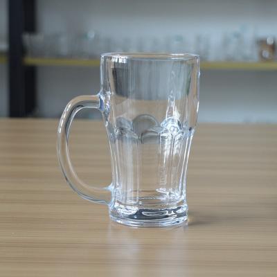 China Viable cheap 400ml glass beer mug for promotion coke glass mug for sale