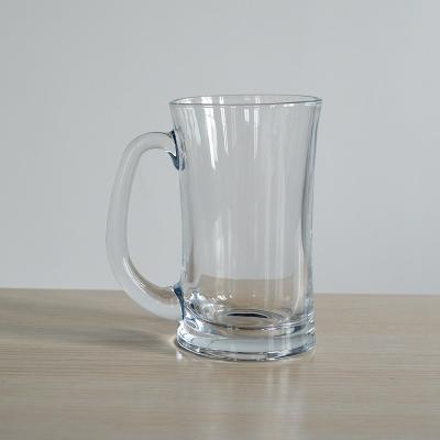 China Viable Beer Glass Mug Beer Glass Promotional Mug With 385ml Volume for sale