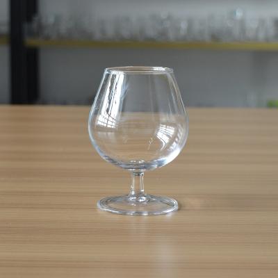 China / 250ml cognac wine glass machine made cheap brandy balloon glass for sale