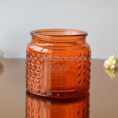 China Eco - Friendly Embossed Hanging / Dangling Glass Vase Pot With Iron Wire For Water Culture for sale