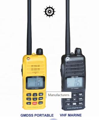 China Two Way VHF Walkie Talkie GMDSS Hand Held Marine VHF Radio for sale