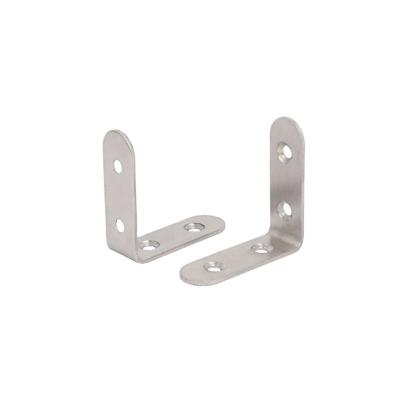 China Professional Bracket Stainless Steel Angle Corner Bull Code Flat Sheet L Shaped Metal Stamping for sale