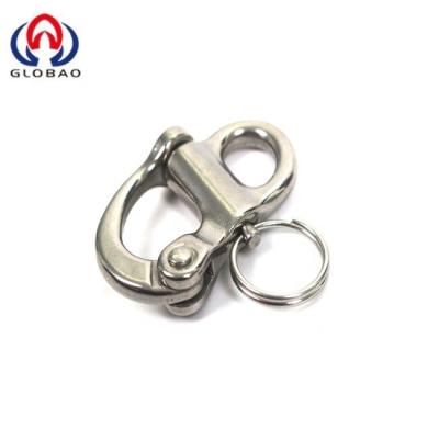 China 316 Stainless Steel Self-Locking Spring Shackle Fixed Pull Self-Locking Shackle for sale