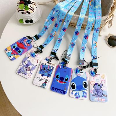 China B1030-23 Fashion Credit Name Cover PVC Business Holder Badge Collar Lanyard Holder Accessories Id Card Holder for sale