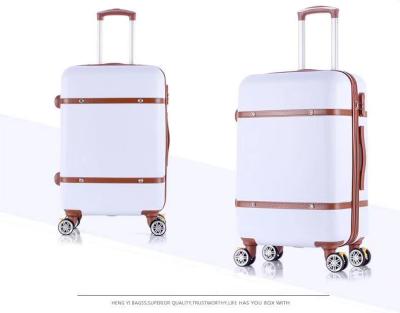 China B917-1 ABS Trolley Suitcase Set ABS Luggage Organizer Sets Brake Wheels Maletas Travel Luggage for sale