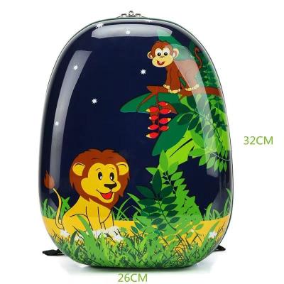 China B916-3 ABS Customized Design ABS Cartoon And Backpack Set Children Kids Boardable SuitcaseTrolley Luggage Set for sale