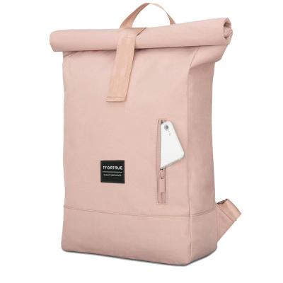 China B99-24 Fashionable Anti-theft Daypack Unisex Shoulders Roll Up Recycled Roll Top Travel Backpack Waterproof for sale