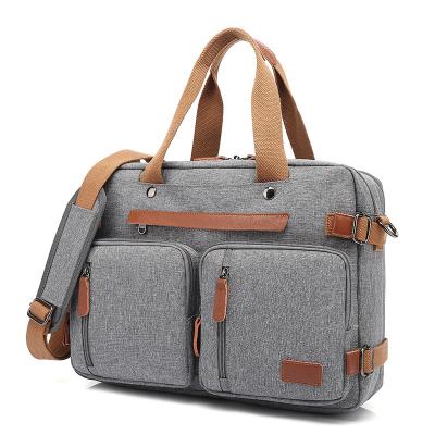 China B928-010 Black Multifunctional Convertible Backpack Anti-theft Backpack Business Travel Backpack Messenger Bag For Men and Women for sale