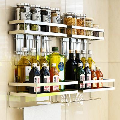 China Kitchen Organizer Spice Rack Shelf Storage Holders and Racks Viable Wall Mounted Dish Drainer Rack for sale